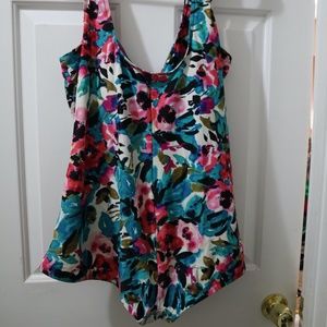 floral swimsuit